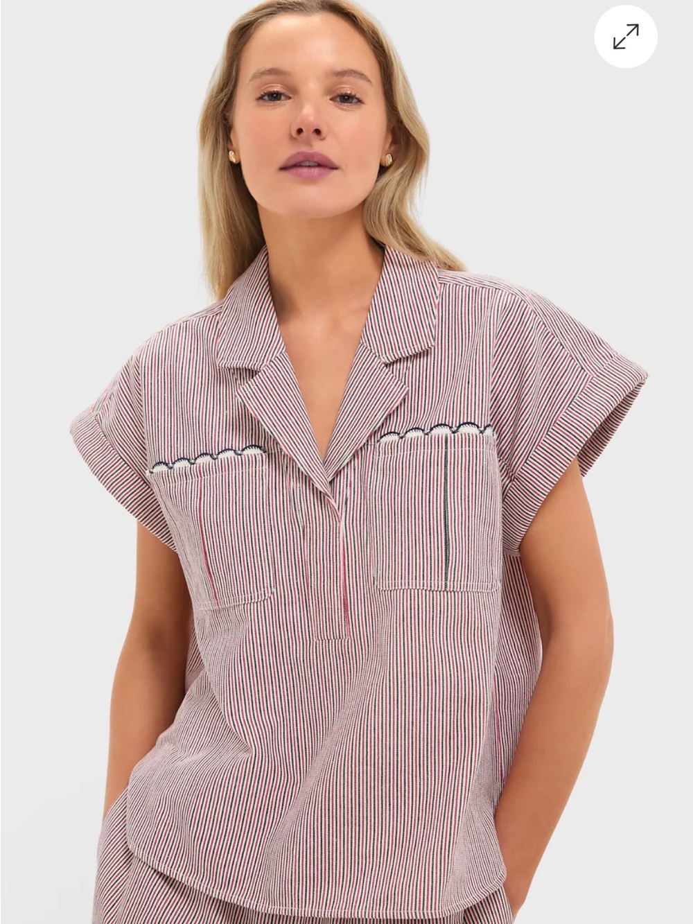 Tuckernuck Red and Blue Scottie Shirt
